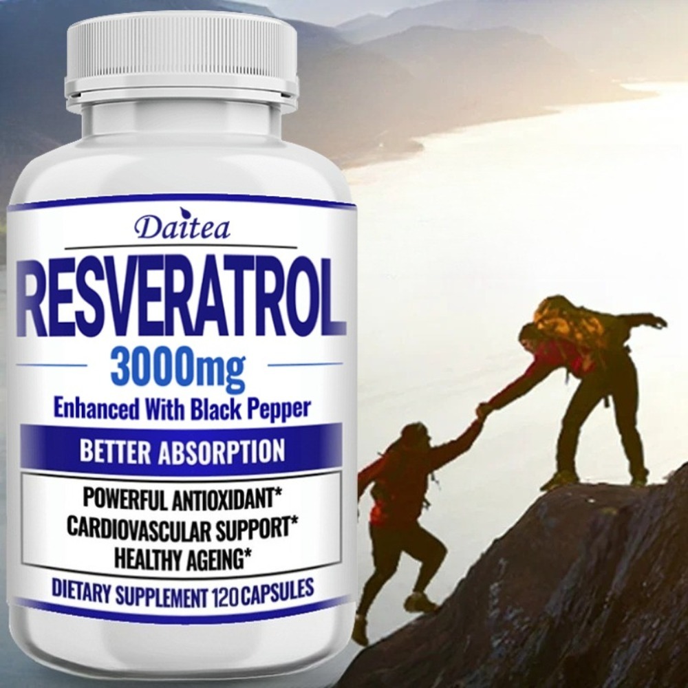 Pre Workout Supplement - Cápsulas de Suplemento de Resveratrol -