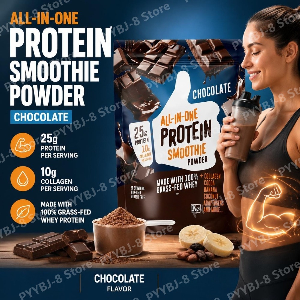 Nutrition And Exercise - Pó de Proteína Tudo-em-Um, 25g de