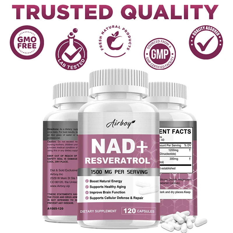 Pre Workout Supplement - Suplementos de resveratrol NAD+ - Energia