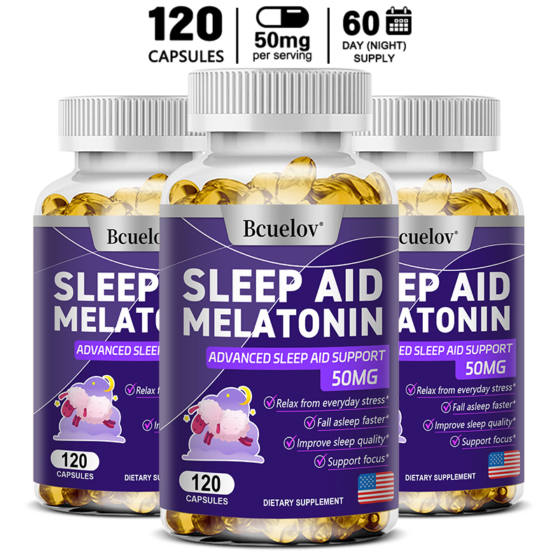 Nutrition & Fitness Station - Cápsulas de Melatonina 25mg com L-Teanina,