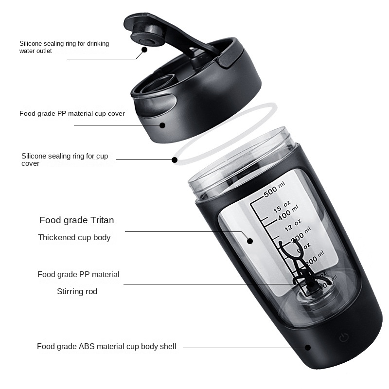 Novo 650ml usb elétrico portát - Nutrition And Exercise avaliação e preço