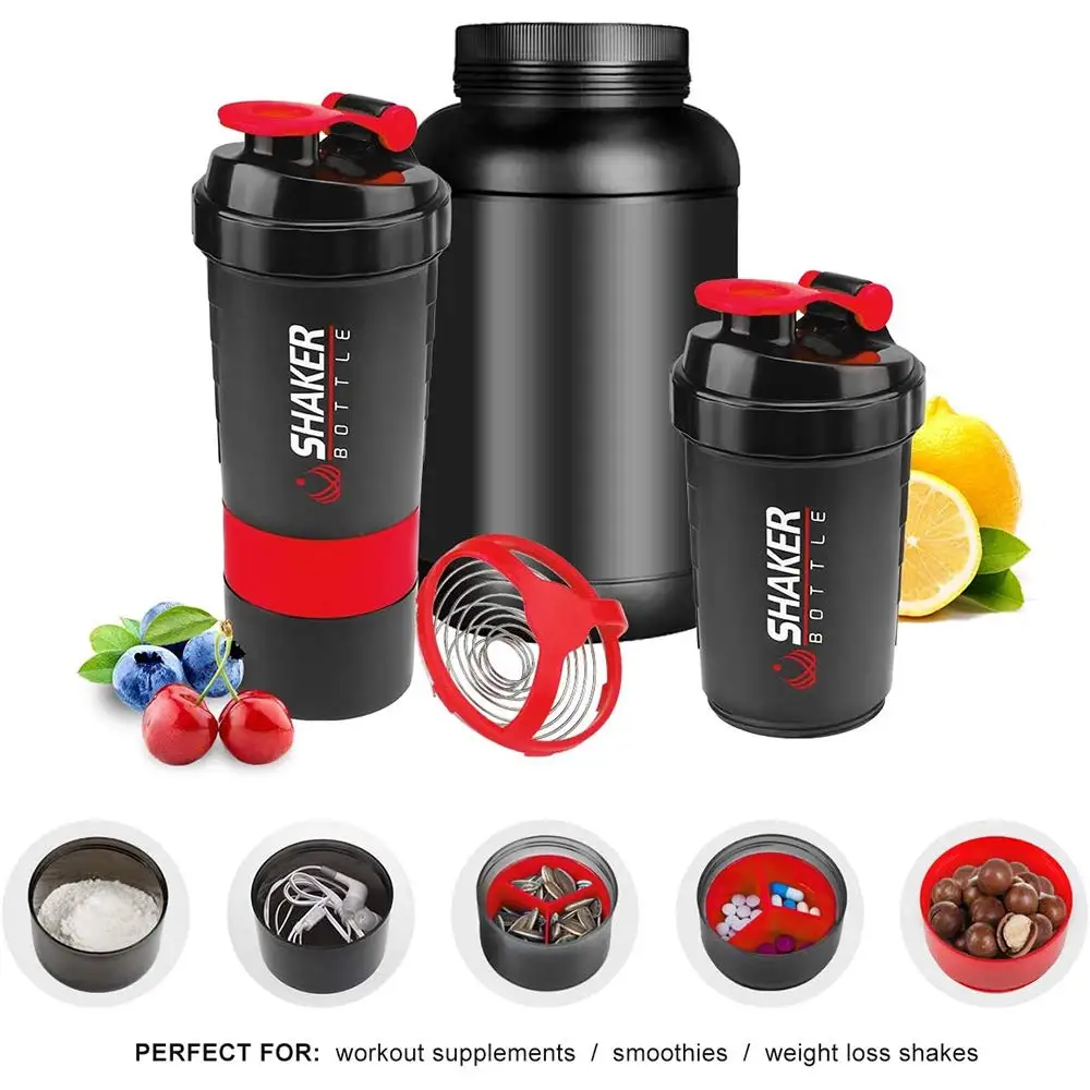 Garrafa de proteína em camadas - Whey Protein Isolate avaliação e preço