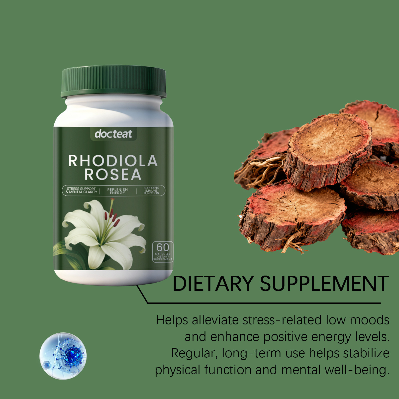 Cápsulas DOCTEAT para Saúde Ma - Nutrition Fitness Health avaliação e preço