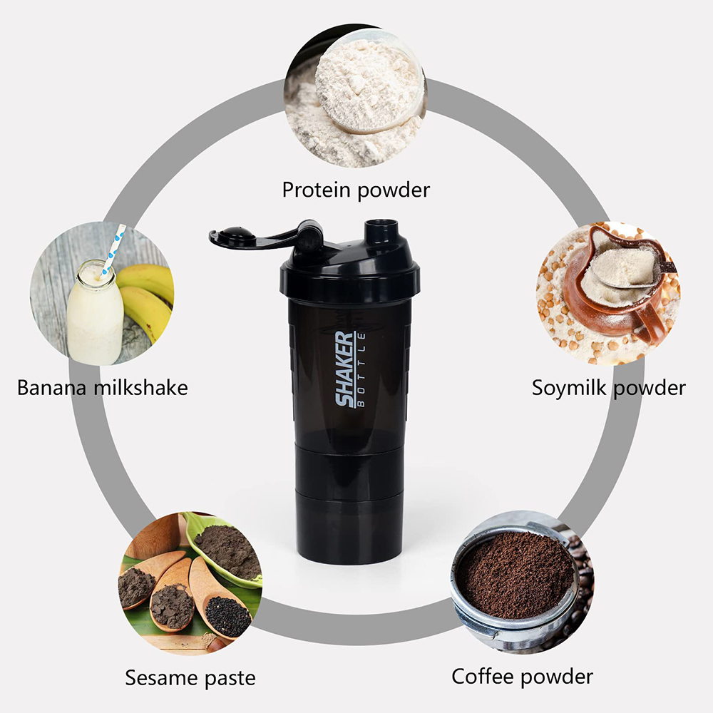 Garrafa De Proteína De 3 Camad - Whey Protein Isolate avaliação e preço