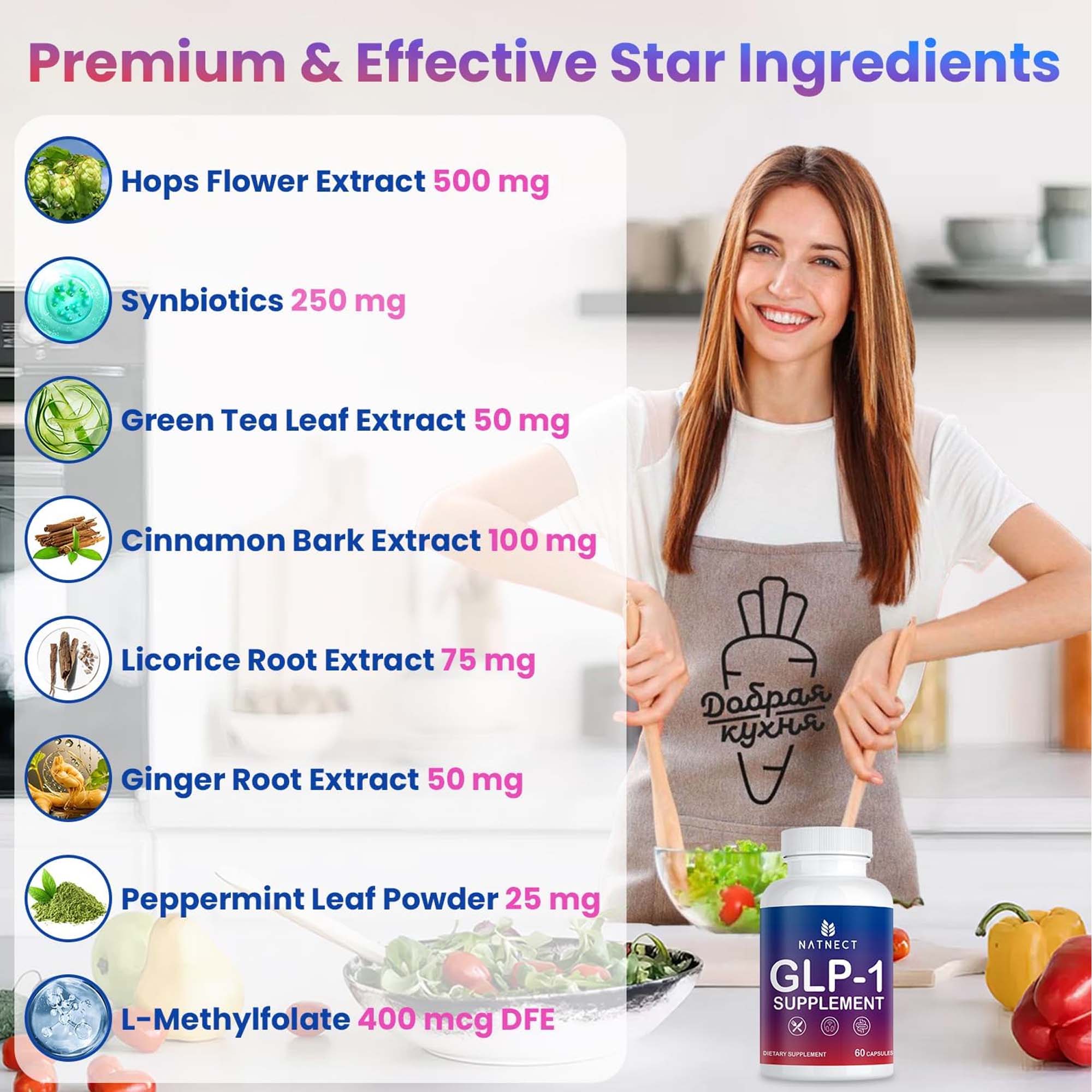 Cápsulas Suplementares GLP-1,  - Green Tea Extract Fat avaliação e preço