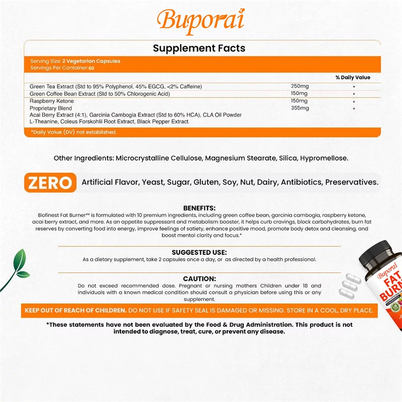 Suplemento Queimador de Gordur - Green Tea Extract Fat avaliação e preço