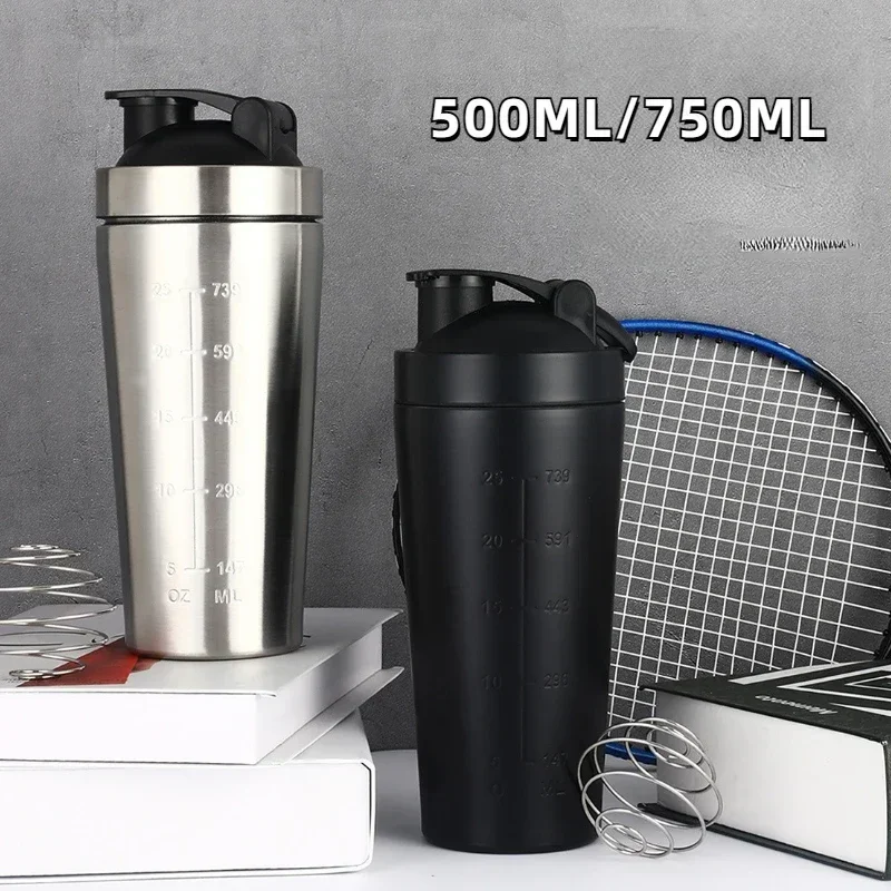 Aço inoxidável proteína shaker - Nutrition And Exercise avaliação e preço