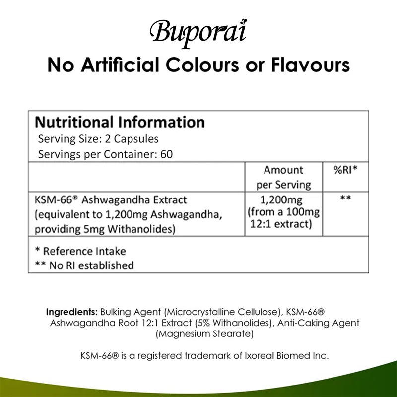Ashwagandha KSM-66 1200mg - Ap - Pre Workout Supplement avaliação e preço