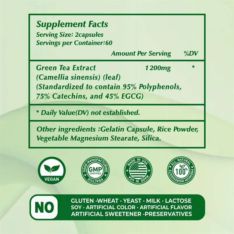 Extrato de chá verde EGCG - au - Green Tea Extract Fat avaliação e preço